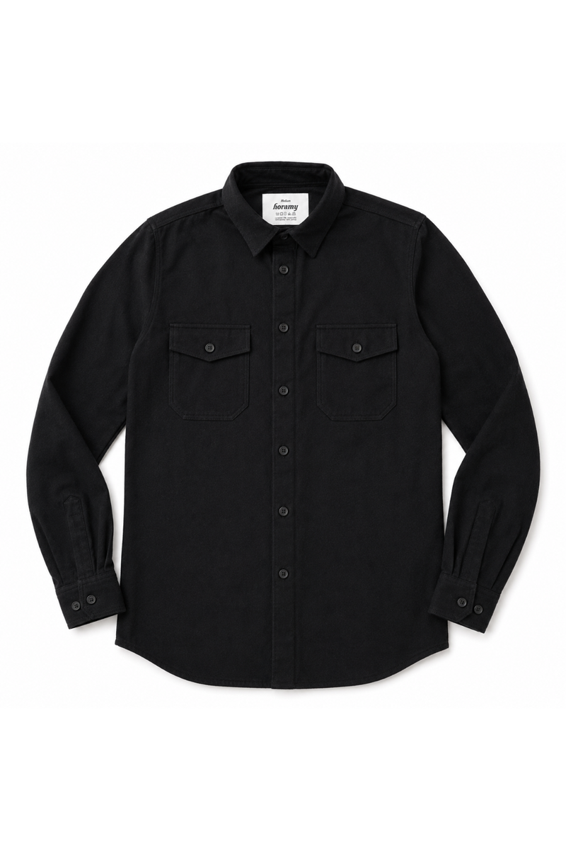 Black flannel shirt 26