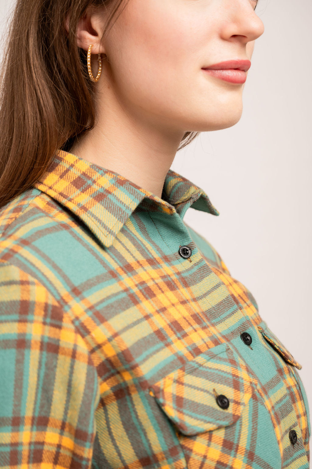 Women's flannel shirt Aurora