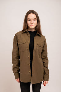 Flannel shirt Dark Olive