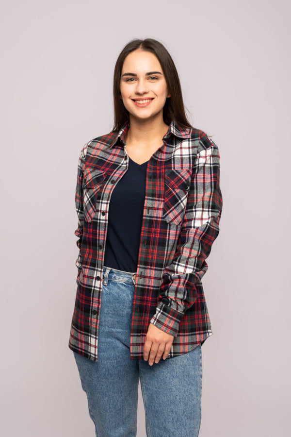 Flannel shirt Red Marble