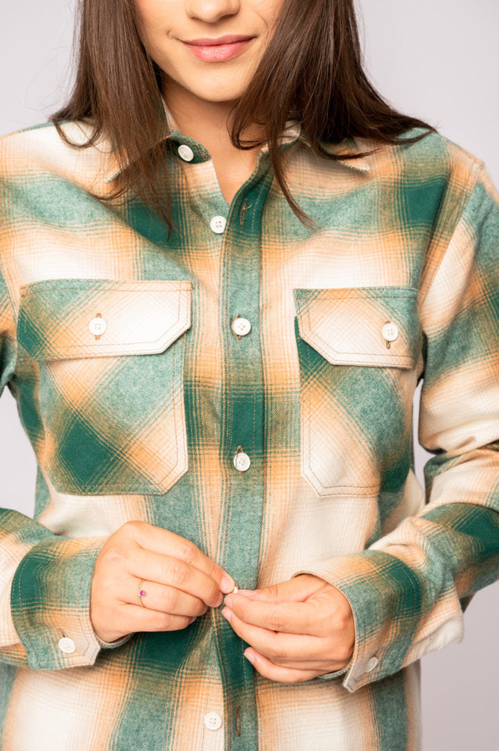 Sunset flannel shirt