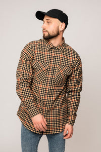 Flanelová košeľa Dusty Red 26