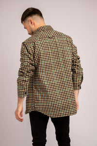 Flannel shirt Dusty Green